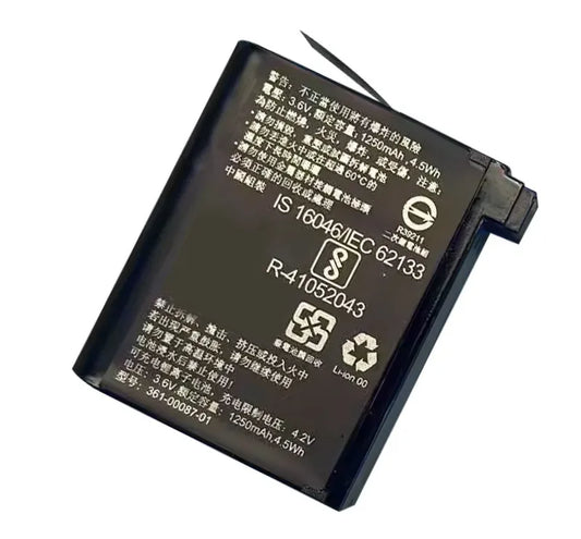 Batterie au lithium Garmin 361-00087-01 pour appareil photo numérique VIRB Ultra 30
