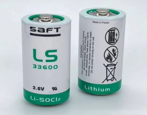 Batterie de secours au lithium pour robot ABB 3HAB2038-1 3,6 V 19 Ah SAFT LS33600D / ER34615