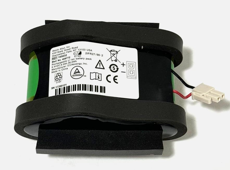 Welch Allyn 409772 105632 LXi Battery for 21FR27/66-2 Spot Vital Signs Lxi Monitor