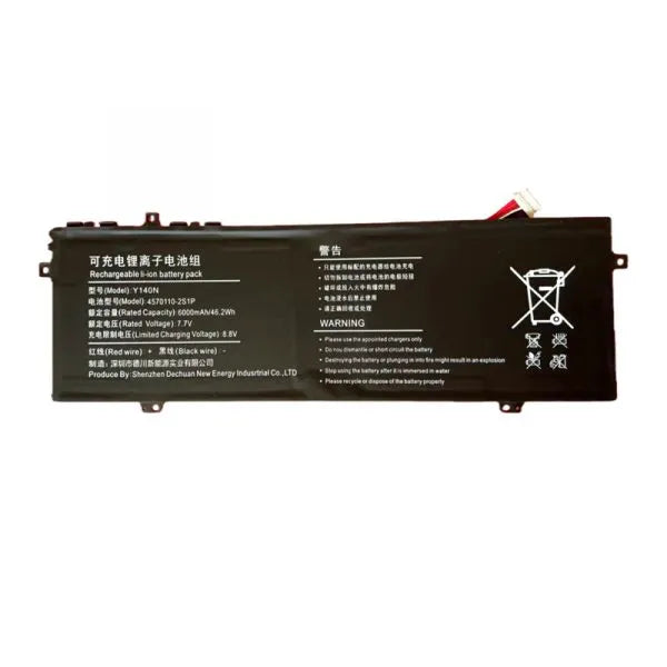 4570110-2S1P Y140N Replacement Battery For Rtdpart N-One Nbook plus tab001 