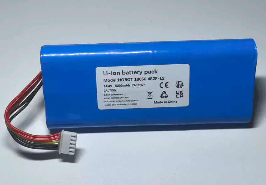 HOBOT 18650 4S2P-L2 Rechargeable Window Cleaning Robot Replacement Battery, 
