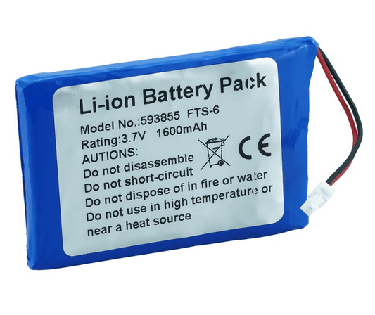 Edan FTS-3 FTS-6 593855 Lithium-Ion Rechargeable Battery 1600mAh