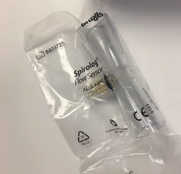 6871980 Drager Infinity ID Disposable Adult Flow Sensor for V300 (5/PACK)
