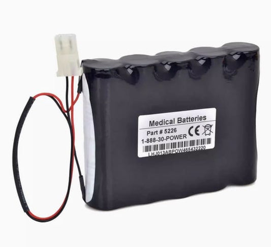 Battery for Burdick 862278 Burdick EK10,EK11,EK10 Elite MS862278 5226
