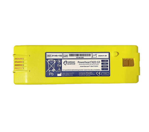 Powerheart 9146-102 Cardiac Science AED G3 Plus Defibrillator Battery
