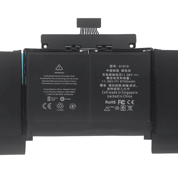 A1618 Battery for Apple Macbook Pro 15" A1398 (2015 ) 99.5WH MJLQ2LL/A  MJLT2LL/A