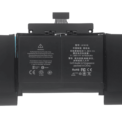 A1618 Battery for Apple Macbook Pro 15" A1398 (2015 ) 99.5WH MJLQ2LL/A  MJLT2LL/A