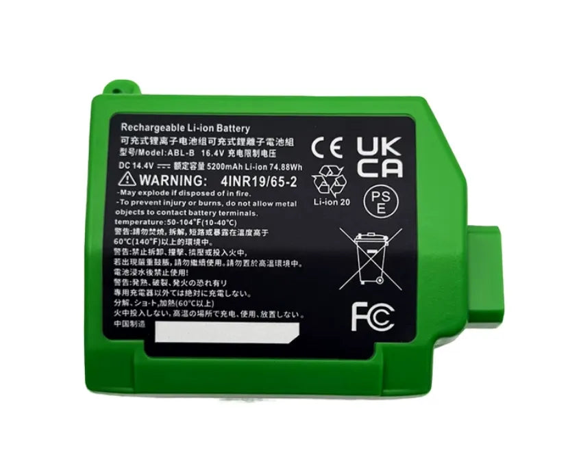 ABL-B 5200mAh Battery for iRobot Roomba S9 / S9+ ABL-B Robot Vacuum