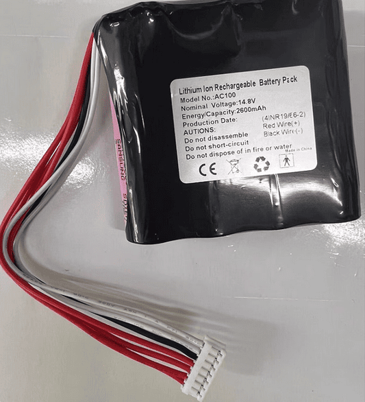 Batterie 2600 mAh pour échantillonneur microbien aéroporté Lighthouse Minicapt 100 AC100 AC100H
