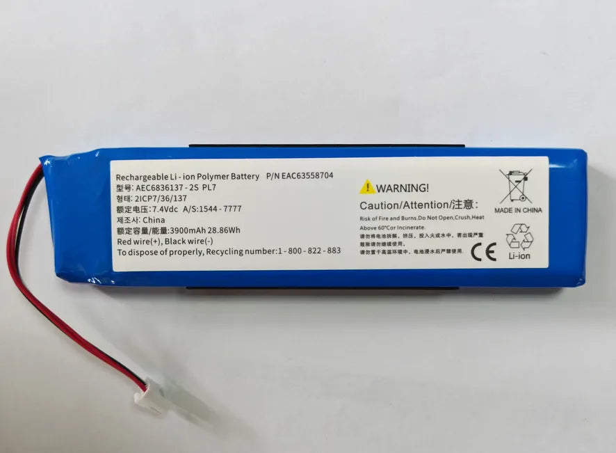 ACE6836137-2S PL7 Battery For LG XBOOM Go PL7 Bluetooth Speaker EAC63558704
