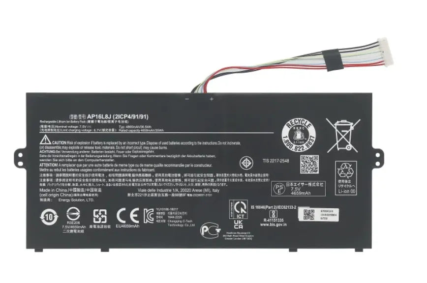 AP16L8J Battery For Acer Chromebook Spin 311 CP311-3H-K2RJ 36.5Wh 4659mAh