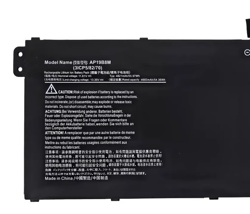 AP19B8M Battery for Acer Swift 3 SF314-512/59/511 SF514-56T Chromebook Vero 514