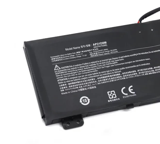 AP21D8M Battery for Acer N22C1 AN515-58-56CL 766R 74JS Nitro 5 AN51 57.48Wh