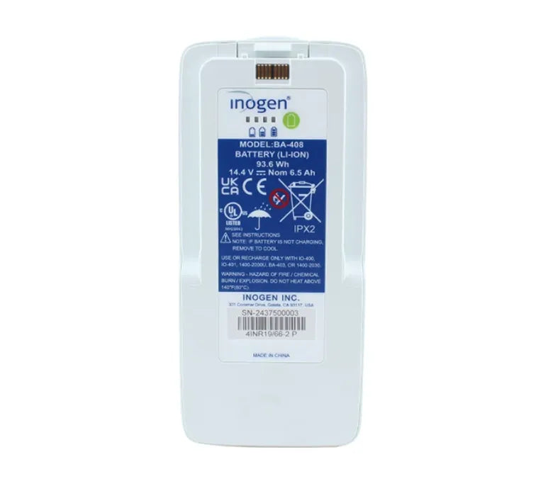 Inogen BA-408 Li-ion Battery for Inogen G4 Rove 4 One G4 6.5A 93.6Wh