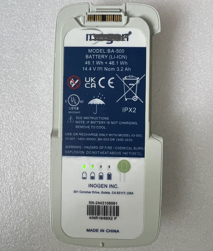 BA-500 Battery for Inogen One G5 Inogen Rove 6 46.1Wh 3.2Ah