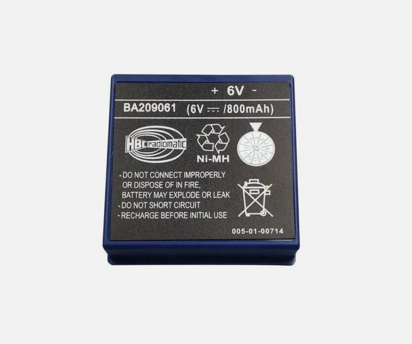Wiederaufladbare HBC BA209061 6V 800mAh Fernbedienungsakku 005-01-00714