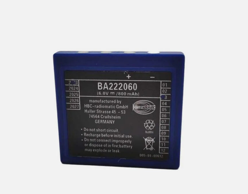 BA222061 BA222060 HBC FUB3A Battery for Shield TBM Segment Erector Remote Controller