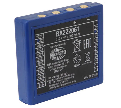 BA222061 BA222060 HBC FUB3A Battery for Shield TBM Segment Erector Remote Controller