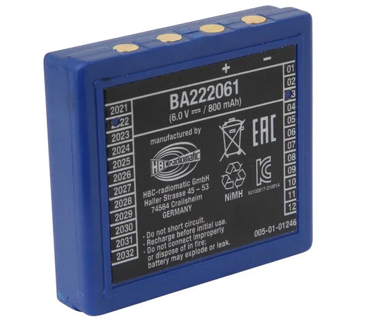 BA222061 BA222060 HBC FUB3A Battery for Shield TBM Segment Erector Remote Controller