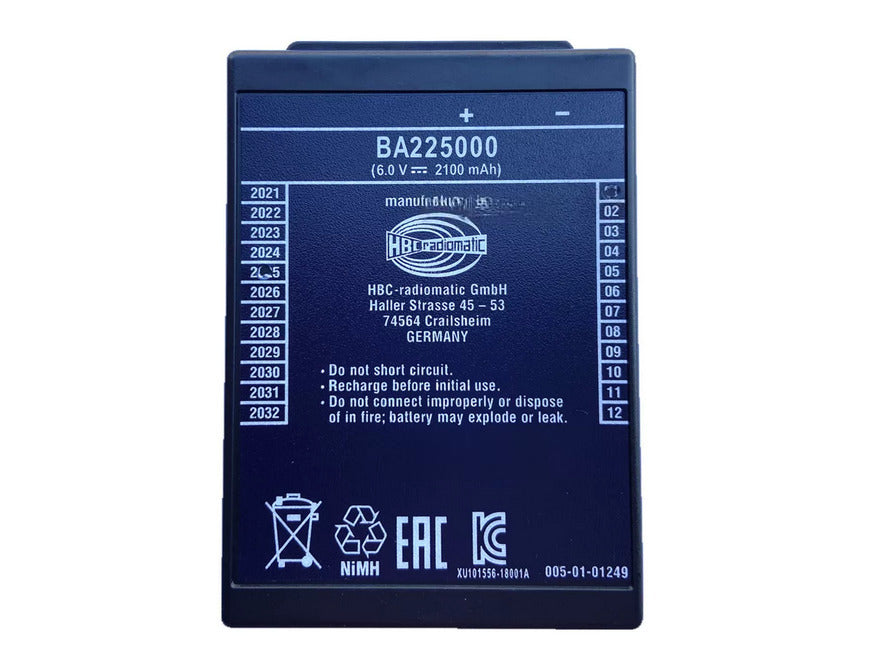 BA225000 BA225001 HBC Fernbedienungsakku für industrielle Fernsteuerungssysteme
