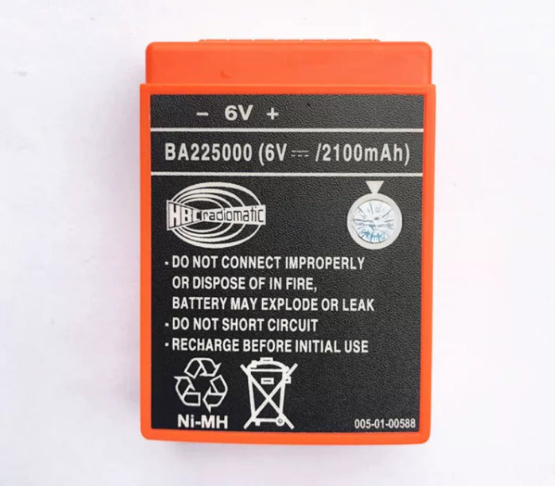 Pile de télécommande HBC BA225000 BA225001 pour systèmes de télécommande industriels