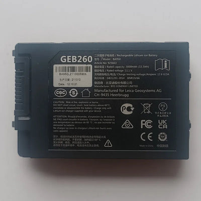 GEB260 BA950 Diagnostic Battery for BYD Tang EV (2022), BYD e6 (2023) Yuan Pro (2023)