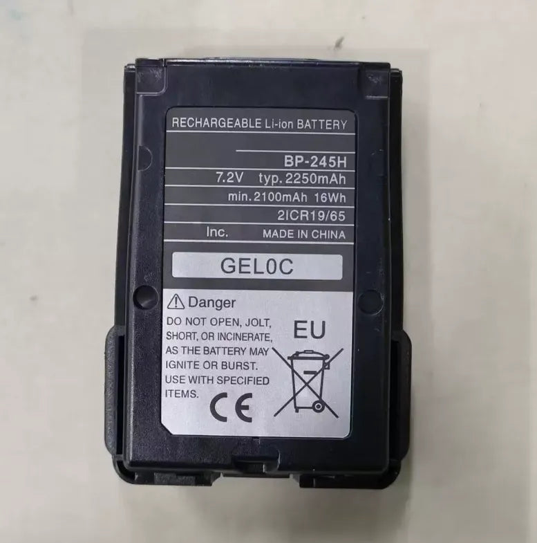 BP-245H BP-245N Lithium-Ion Battery for ICOM IC-M71 IC-M72 IC-M73 Two-Way Radios