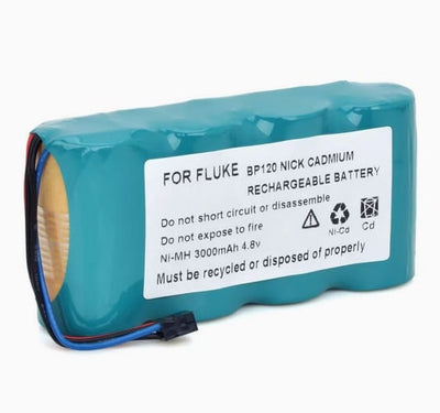 Batterie FLUKE BP120 BP130, 123, 124, 123/S, 124/S, BP124X, BP124S, BP124