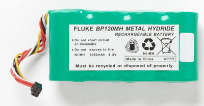 Batterie rechargeable BP120MH pour Fluke série 120, Fluke 43 et 43B, 4,8 V, 3 000 mAh