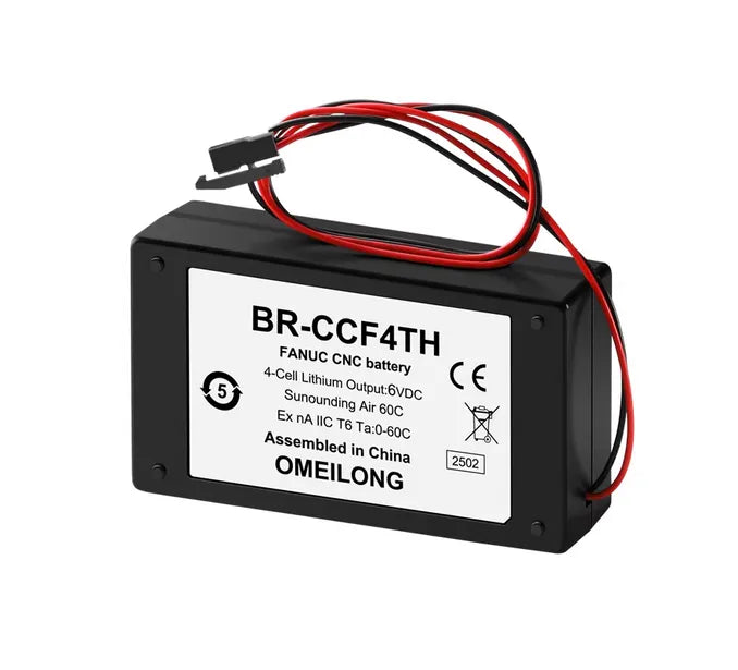 BR-CCF4TH 6V 15AH 4-cell lithium Battery for FANUC CNC Machine System