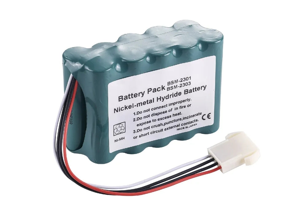 BSM-2301 BSM-2303 Nickel-metal Hydride Battery for Nihon Kohden 10HR-4/3FAUC-NK 3800mAh - Store Shoppe