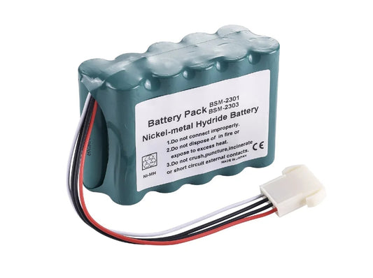 BSM-2301 BSM-2303 Nickel-metal Hydride Battery for Nihon Kohden 10HR-4/3FAUC-NK 3800mAh - Store Shoppe