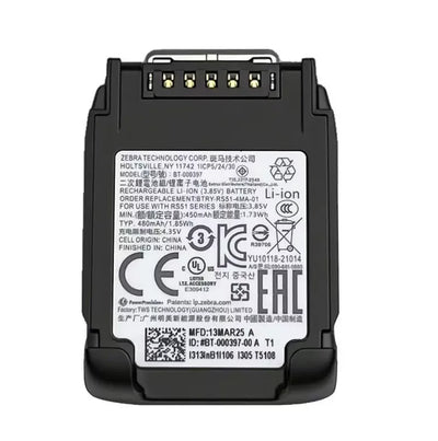 BT-000397 Akku für Zebra RS5100 Ringscanner 480mAh BT-000397-00A