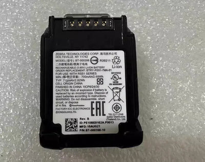 BT-000398 Batterie für Zebra RS5100 BTRY-RS51-7MA-01 BT-000398-10