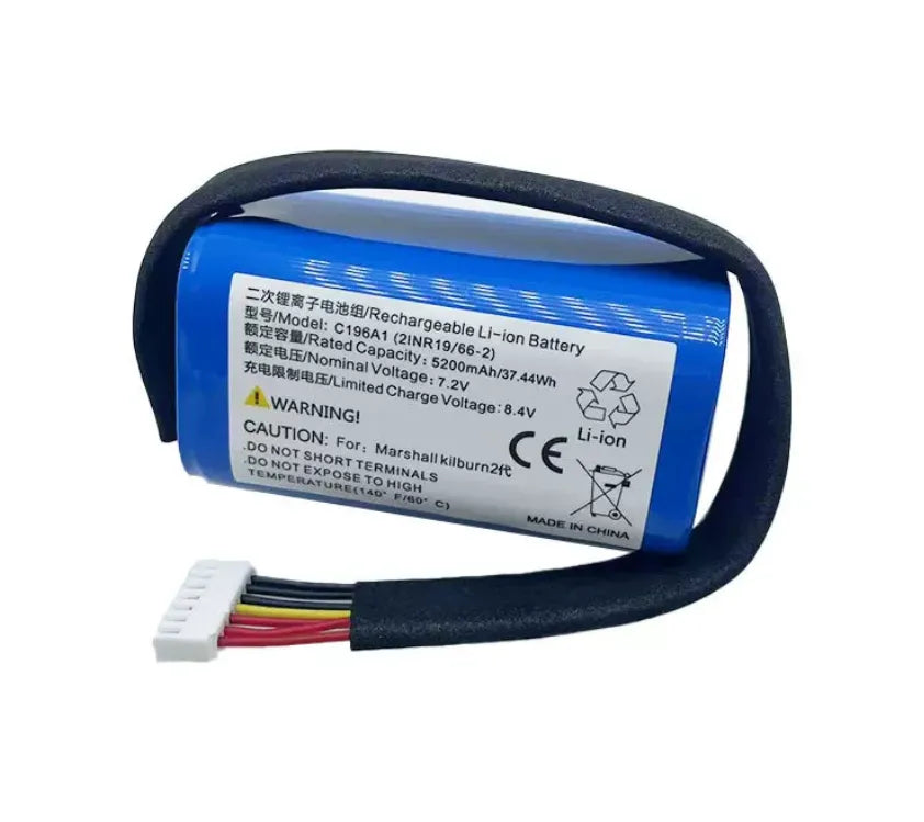 C196A1 Battery for Marshall Kilburn II Bluetooth Speaker 5200mAh