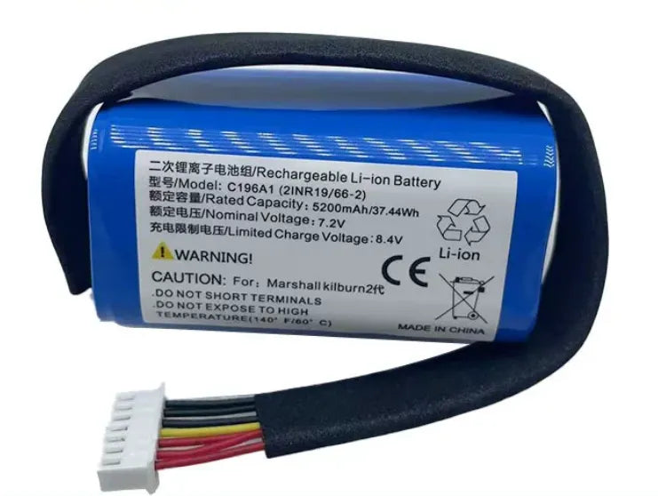 C196A1 Battery for Marshall Kilburn II Bluetooth Speaker 5200mAh