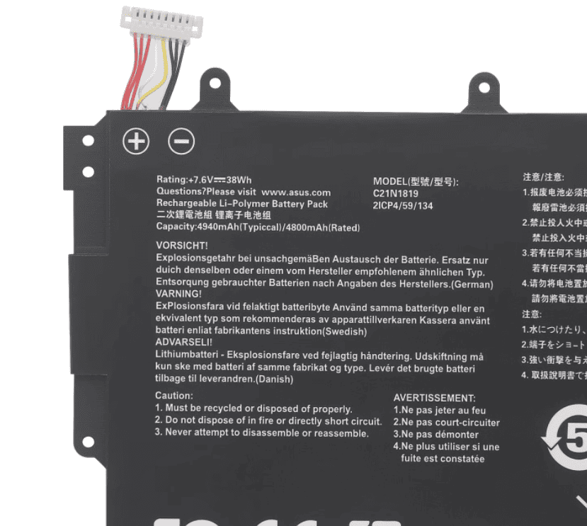 C21N1819 Battery for Asus VivoBook 14 Y406U/F X420F/U A420U F420U R459U