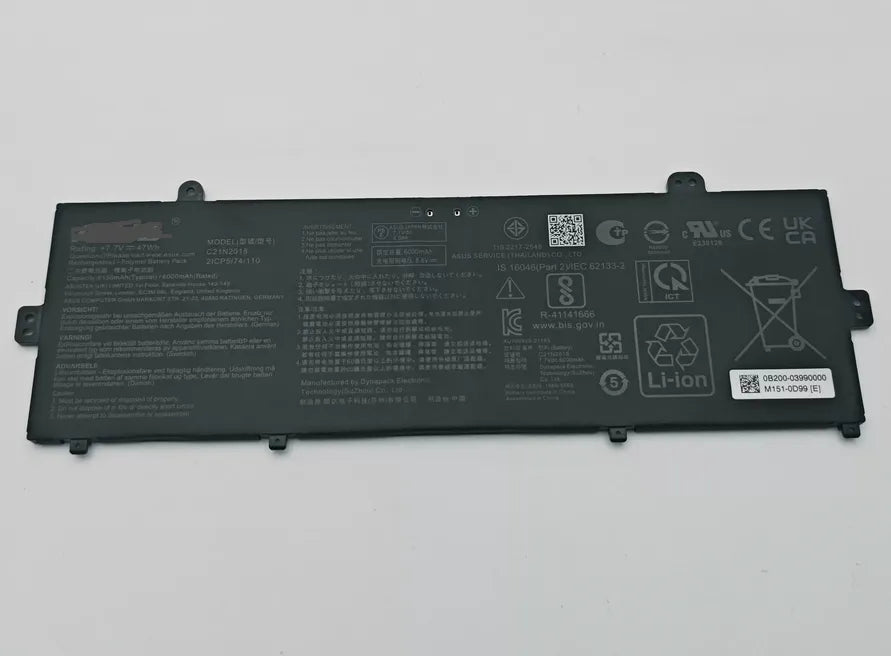 C21N2018 Replacement Battery for Asus Chromebook CR1 CR1100CKA CR1100FKA