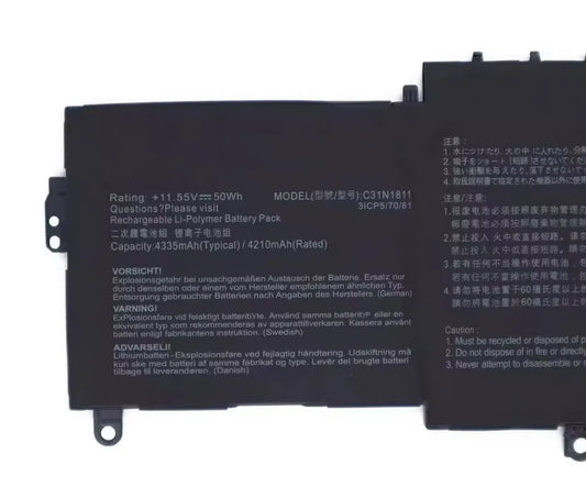 C31N1811 Battery for Assu ZenBook 14 UX433FA U4300F/FN/FA UX433F/FX/FN