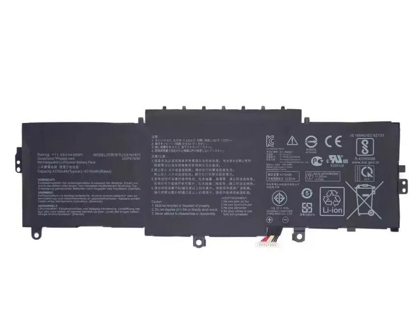 C31N1811 Battery for Assu ZenBook 14 UX433FA U4300F/FN/FA UX433F/FX/FN