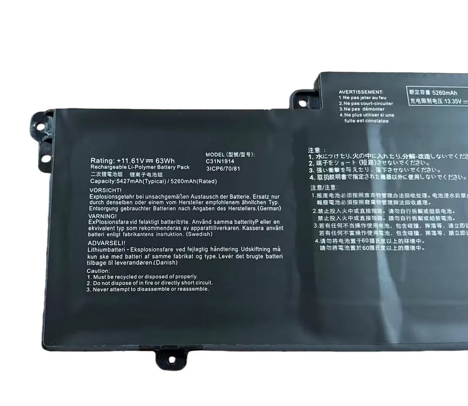 C31N1914 Battery for Asus U4800EGL/EAL UX425QA/UG ZenBook 14 UM425QA