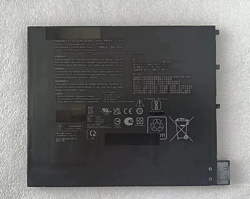 C31N2104 Battery For Asus T3300K Soft Keyboard T3300KA 50Wh