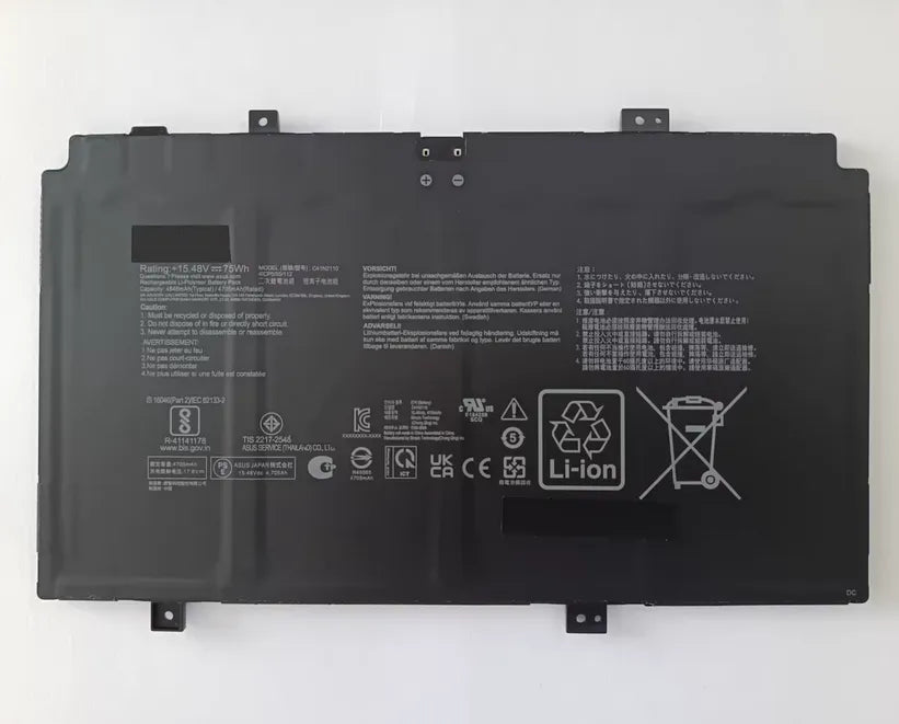 C41N2110 Replacement Battery for Asus Zenbook 17 Fold OLED UX9702AA 75Wh