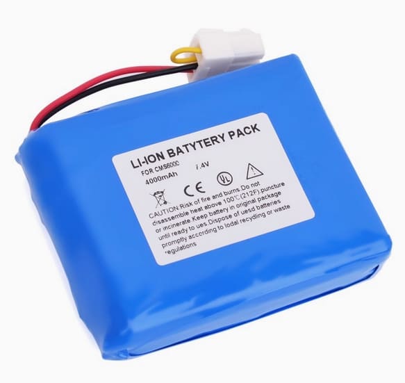 Akku für Contec CMS6000 HMS6500 EKG-Vitalparameter-Monitor, 4000 mAh