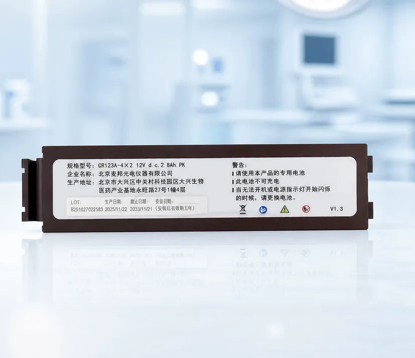 CR123A-4X2 Battery for Mindray AED 7000 Series Defibrillators