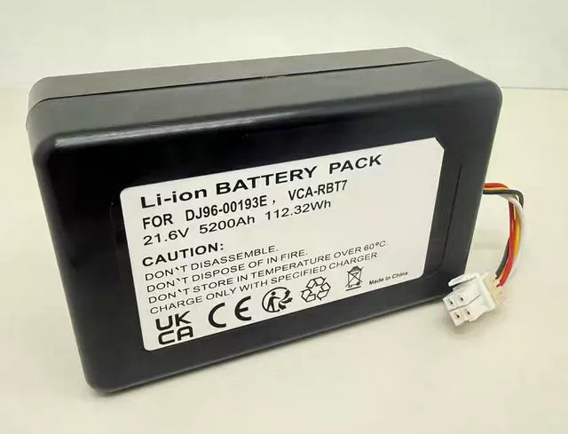 DJ96-00193E,VCA-RBT71 Battery For Samsung PowerBot R7040 Robot Vacuums
