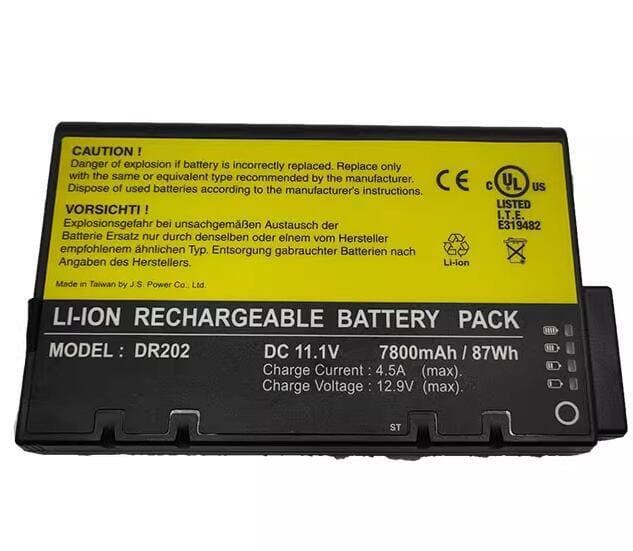 Batterie DR202 pour DR202i DR202S LI202S RS2020 ME202EK Getac X500 V100 V200