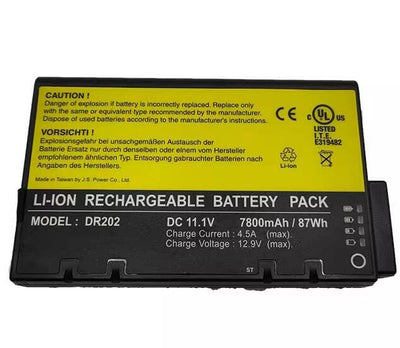 DR202 Akku für DR202i DR202S LI202S RS2020 ME202EK Getac X500 V100 V200