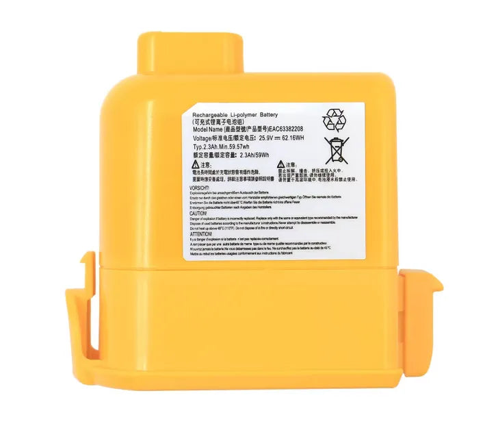 EAC63382208 Battery for LG A9 PLUS A905M A907GMS A905RM Vacuum Cleaner