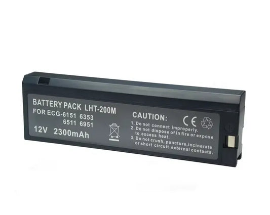 Nihon Kohden ECG-6951 ECG-6511  LC-S122AU 6543A Electrocardiograph Battery